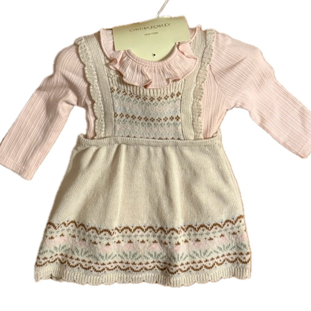 Cynthia Rowley Baby Girl 3 Piece Outfit Set